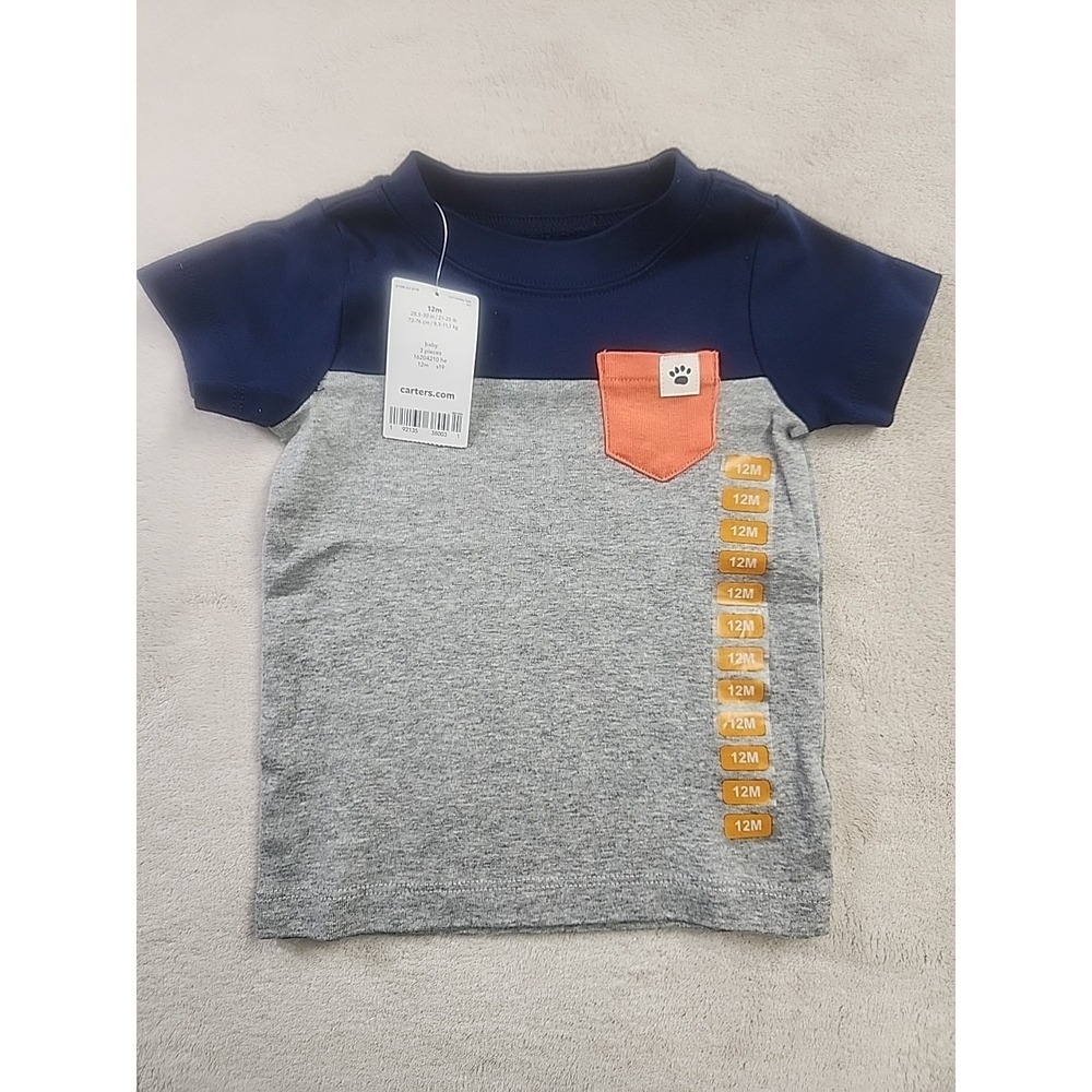 Carters 12 Month Boys Color Block Shirt‎